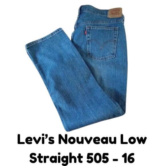 Levi's Nouveau Low Straight 16 - Picture 1 of 13